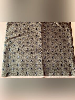 Quilting Sewing Material Marcus Fabrics #2345 4 Yards Dark Green Blue Paisley